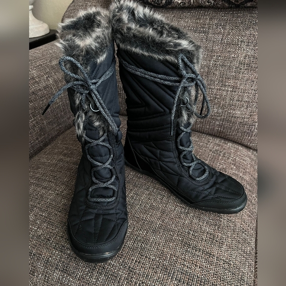 Women's Columbia Minx Mid III Waterproof Black Winter Snow Boot,  Size 10.5 - Picture 5 of 8